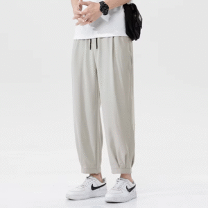 Sweatpantsmen's Summer Ice Silk Casual Sweatpants Harem Pants Sweatpants