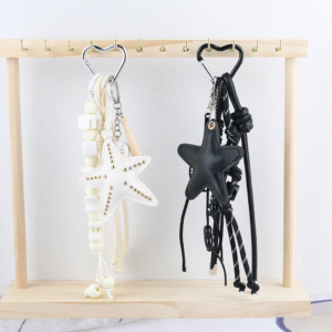 Series Rope Braided Letter Trend Sports Style Rope Horse Starfish Heart Colorful Bag Pendant Badminton Keychain Leather Charms