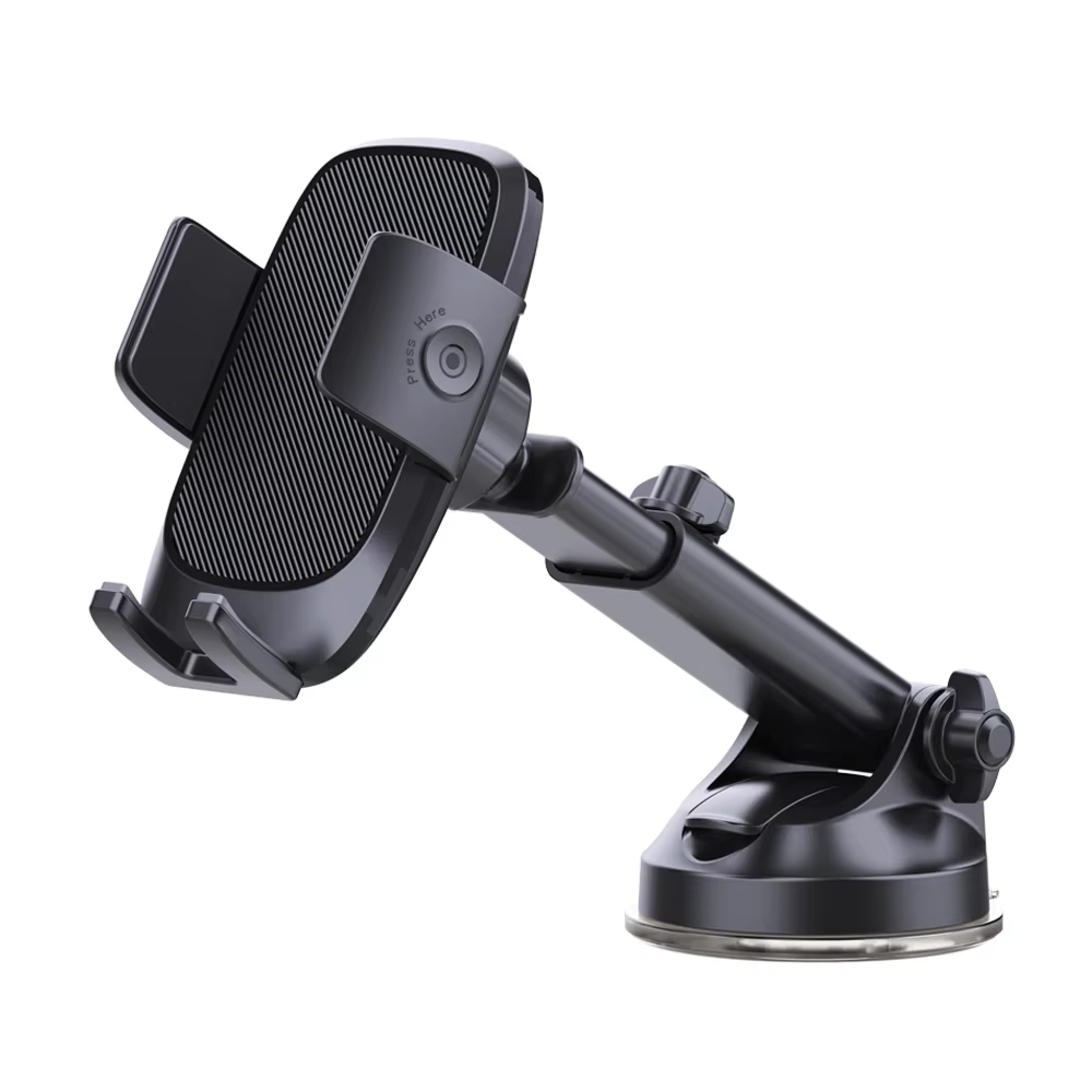 Waterproof Universal Car Phone Mount PC Material Flexible Strong Suction Telescopic for Windshield Dashboard Fit - Image 4
