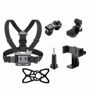 New 6 in 1 Adjustable Elastic Cell Phone Quick Clip Mobile Phone Holder Action Camera Chest Strap Mount Harness for GoPro 11 10