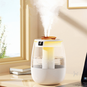 Double Spray Heavy Fog Night Light Home Bedroom Dormitory Constant Humidity Aromatherapy USB Humidifie