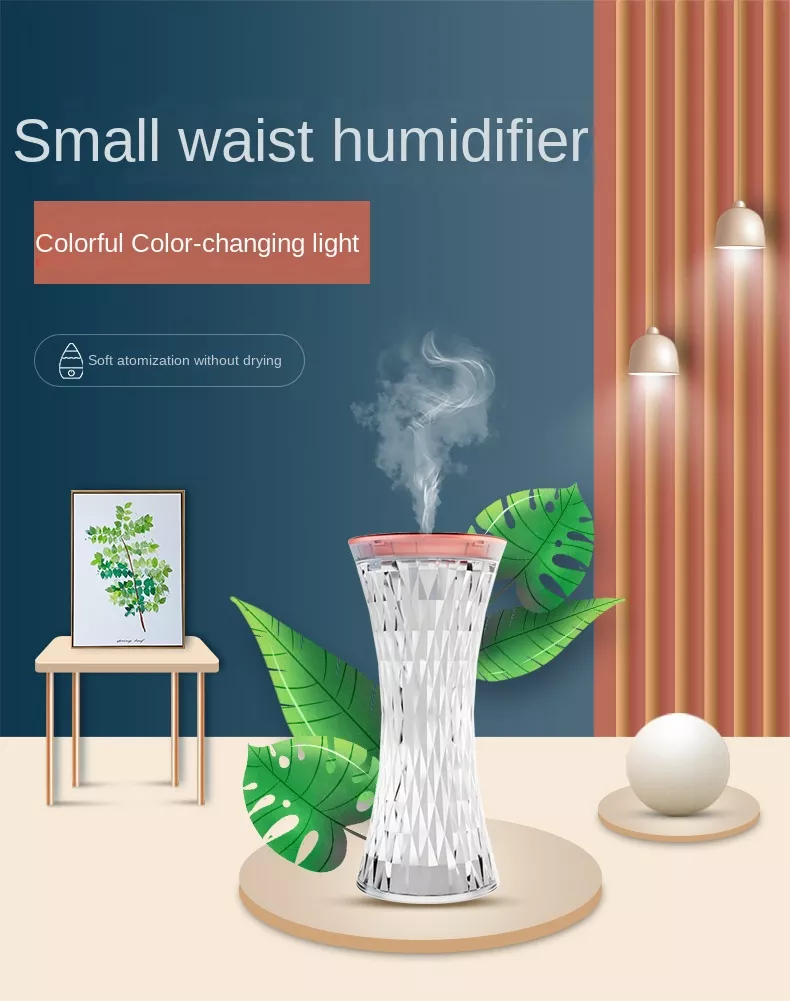Touch Control LED Led Light Aroma Humidifier Diffuser Lamp Air Humidifier Color Night Light - Image 4