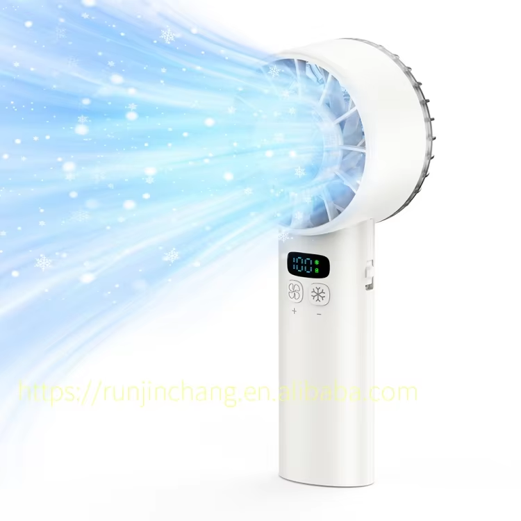 100 Gears Speed Handheld Mini Cooling Fan 5200mAh USB Type C Charging Portable Fan H09 - Image 3