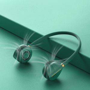 Hanging Neck Cooler Fan Mini Portable Bladeless Neck Fan, USB Rechargeable Portable Hanging Neckband Neck Fan