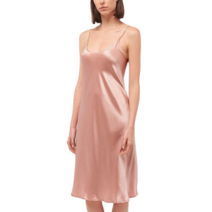 Momme Women's Sleepwear Luxury Silk Nighty Girl Long Dress